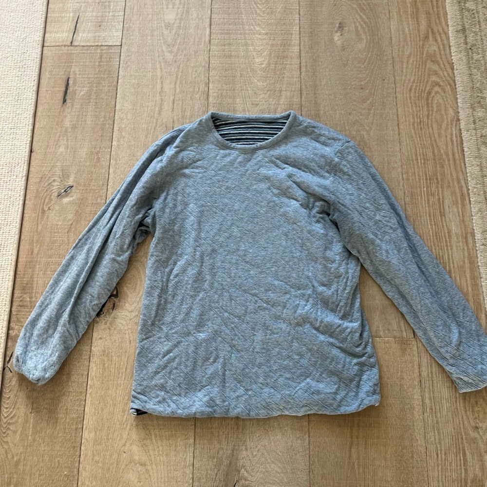 FAHERTY CLOUD COTTON CREW NEXK REVERSIBLE